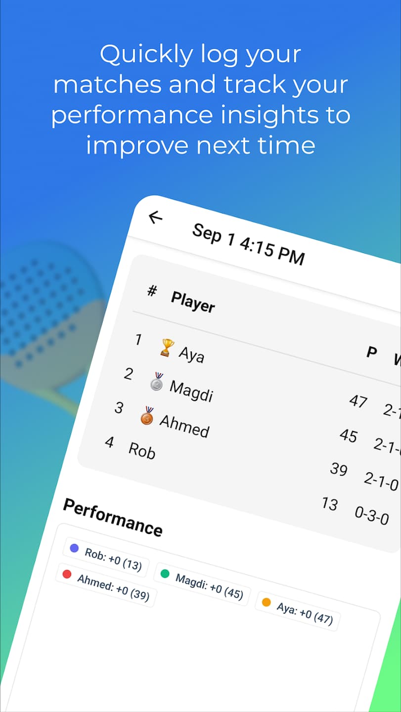Padelicano App Store screen 4